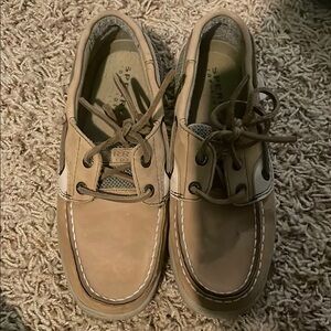 Sperry Kids Tan Boat Shoes